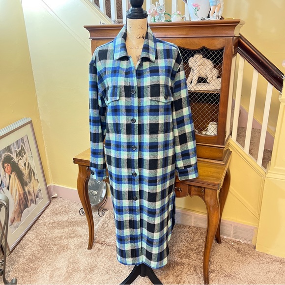 Anthropology Sanctuary NWT Cora Plaid Shirt Jacket. - Picture 3 of 16